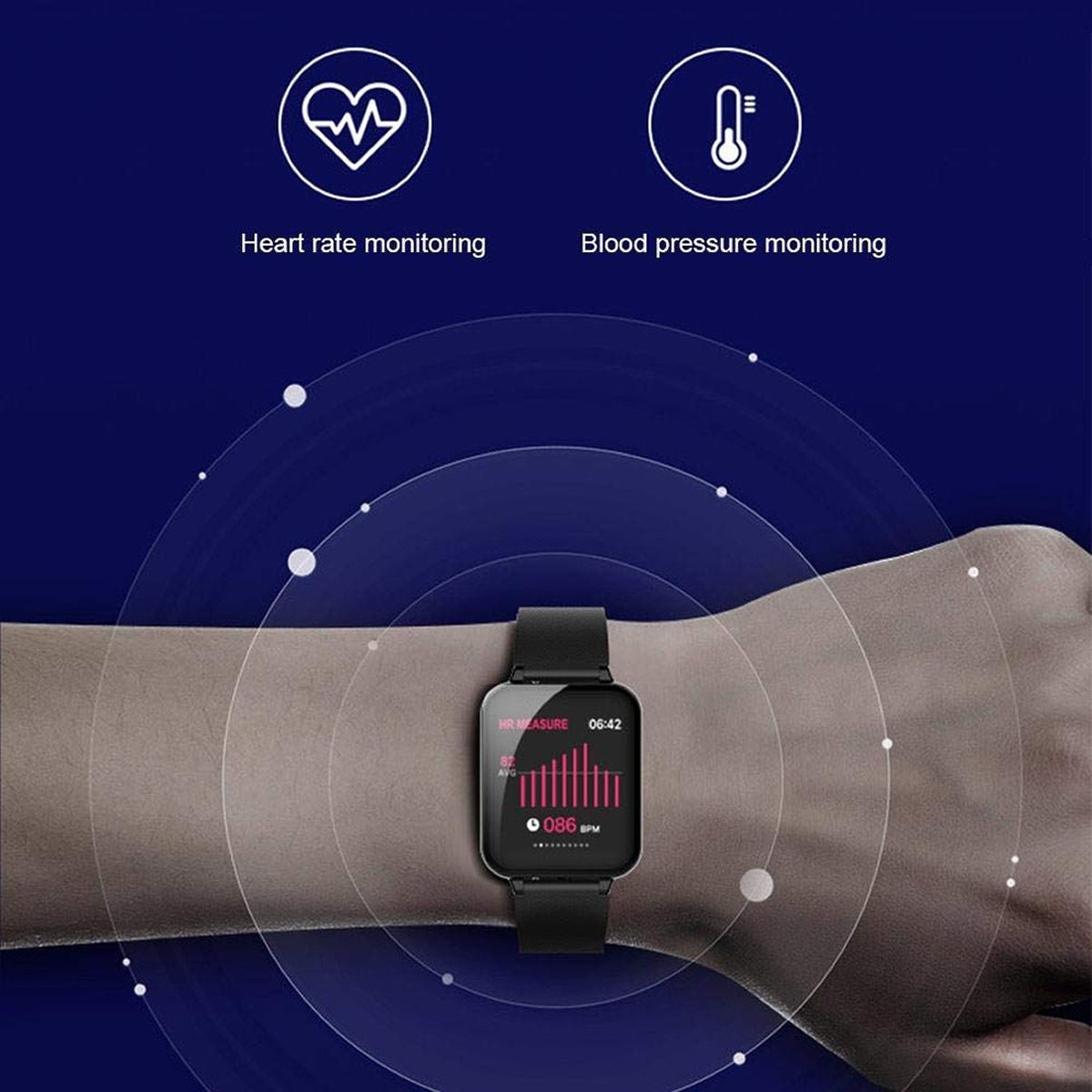Smart Fit Total Wellness And Sports Activity Watch - ZYVEXO