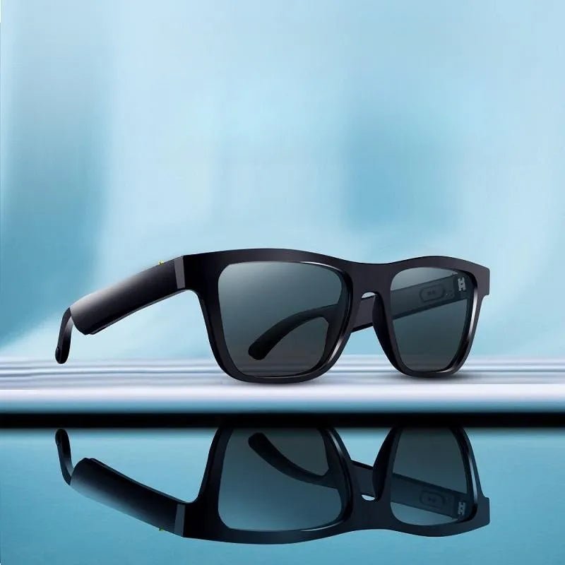 Smart Glasses Black Technology Headset Bluetooth Sunglasses - ZYVEXO