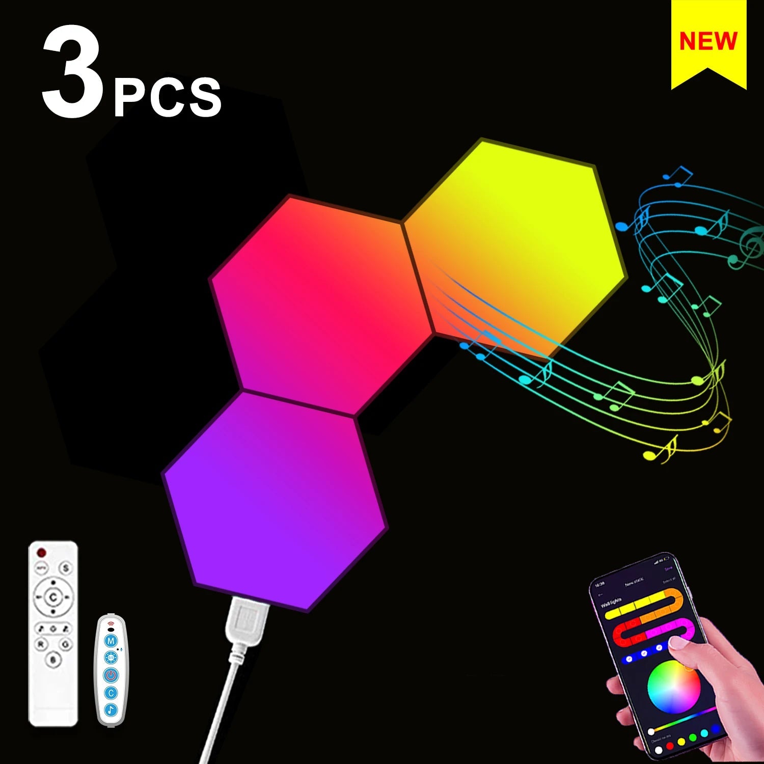 Smart Hexagon LED - ZYVEXO