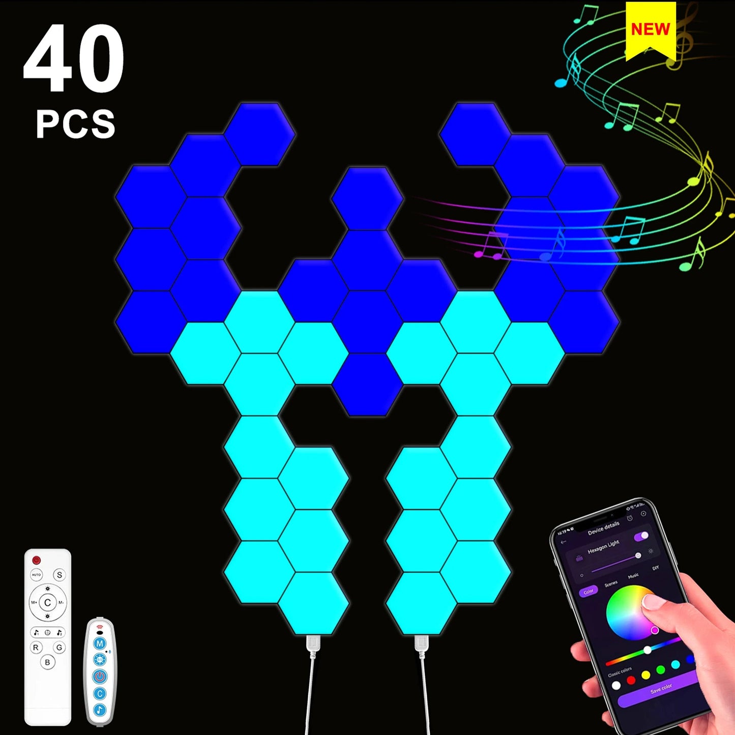 Smart Hexagon LED - ZYVEXO