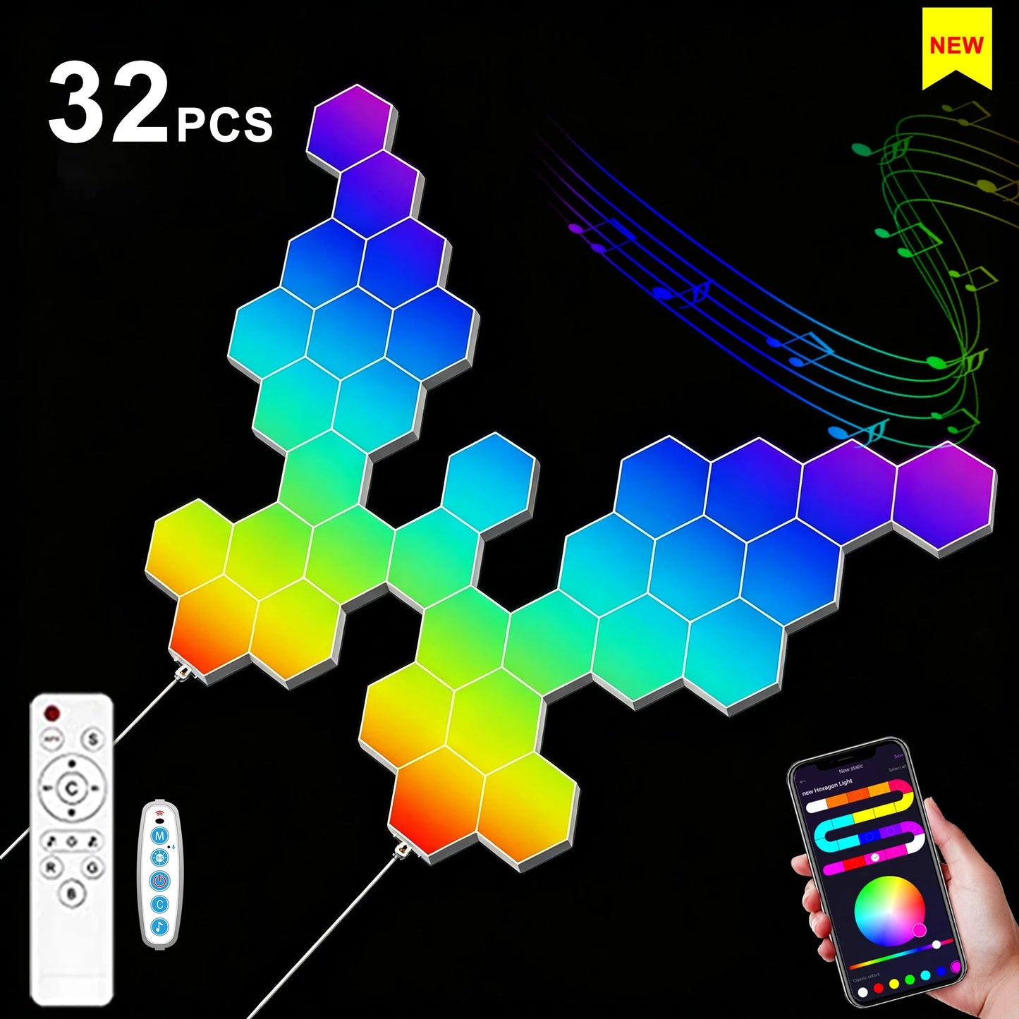 Smart Hexagon LED - ZYVEXO