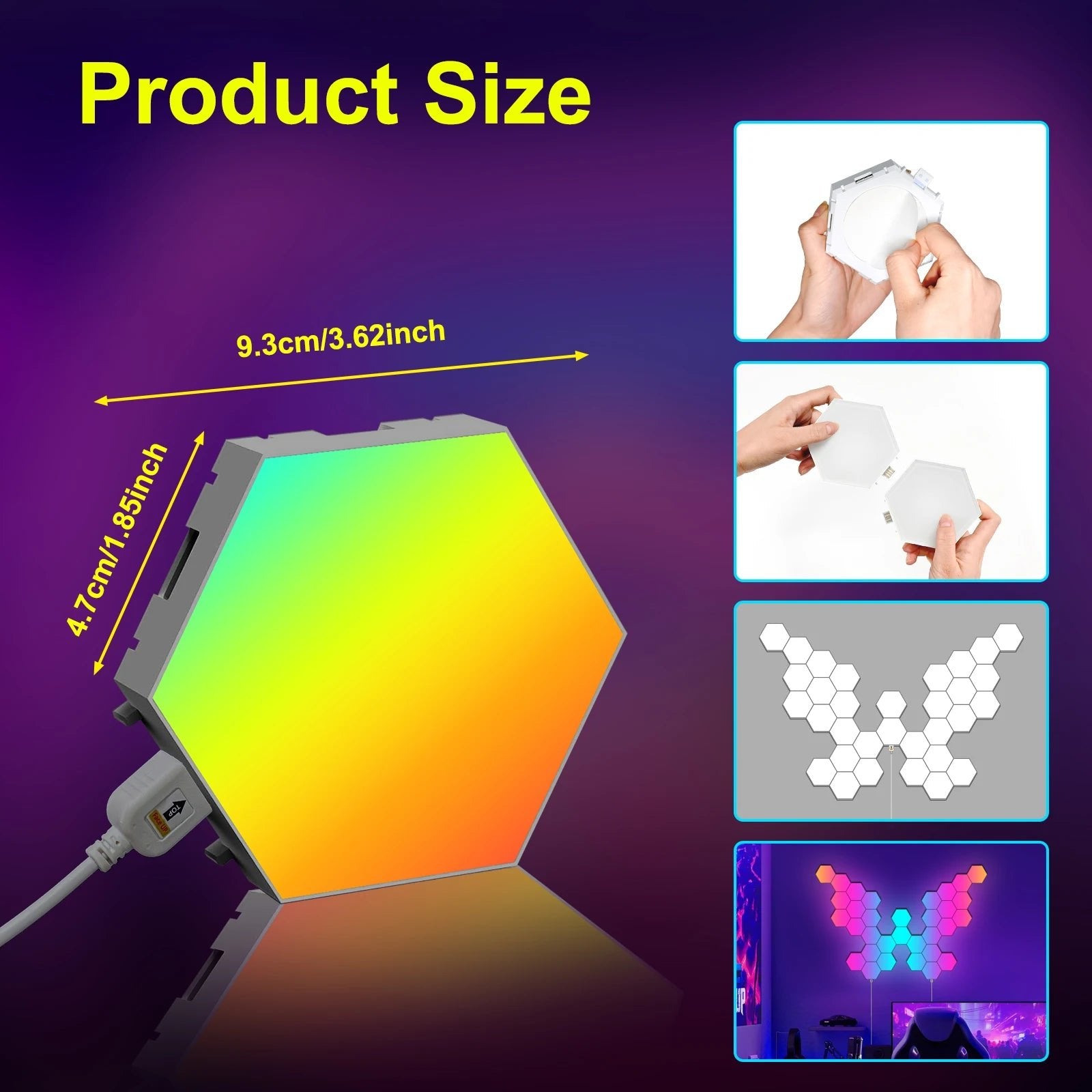 Smart Hexagon LED - ZYVEXO