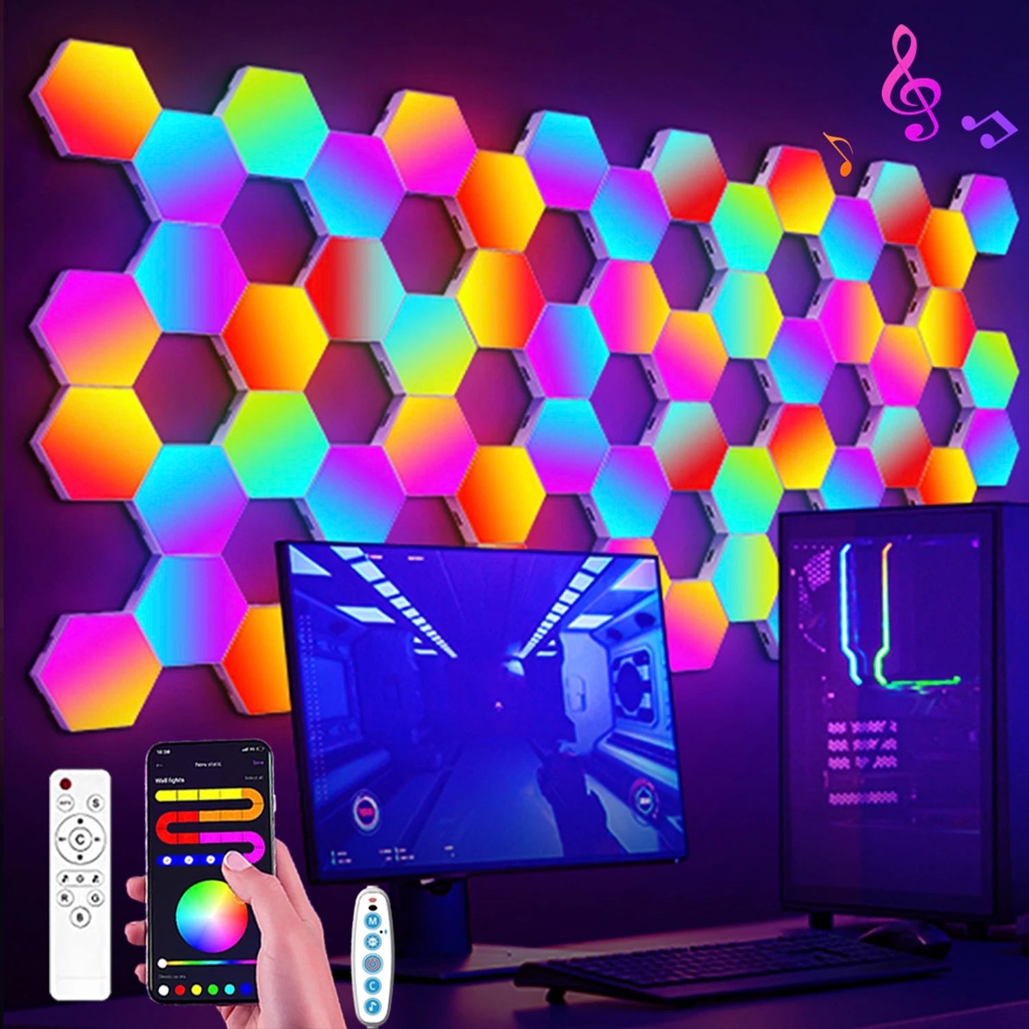 Smart Hexagon LED - ZYVEXO