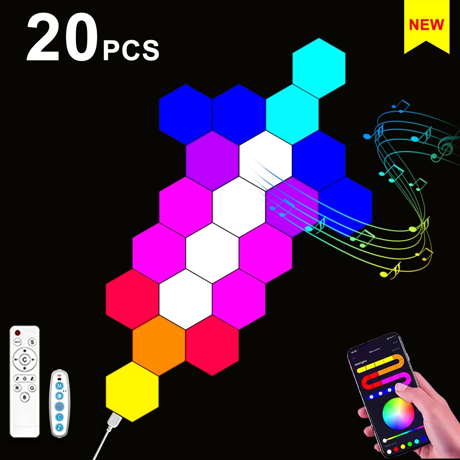 Smart Hexagon LED - ZYVEXO
