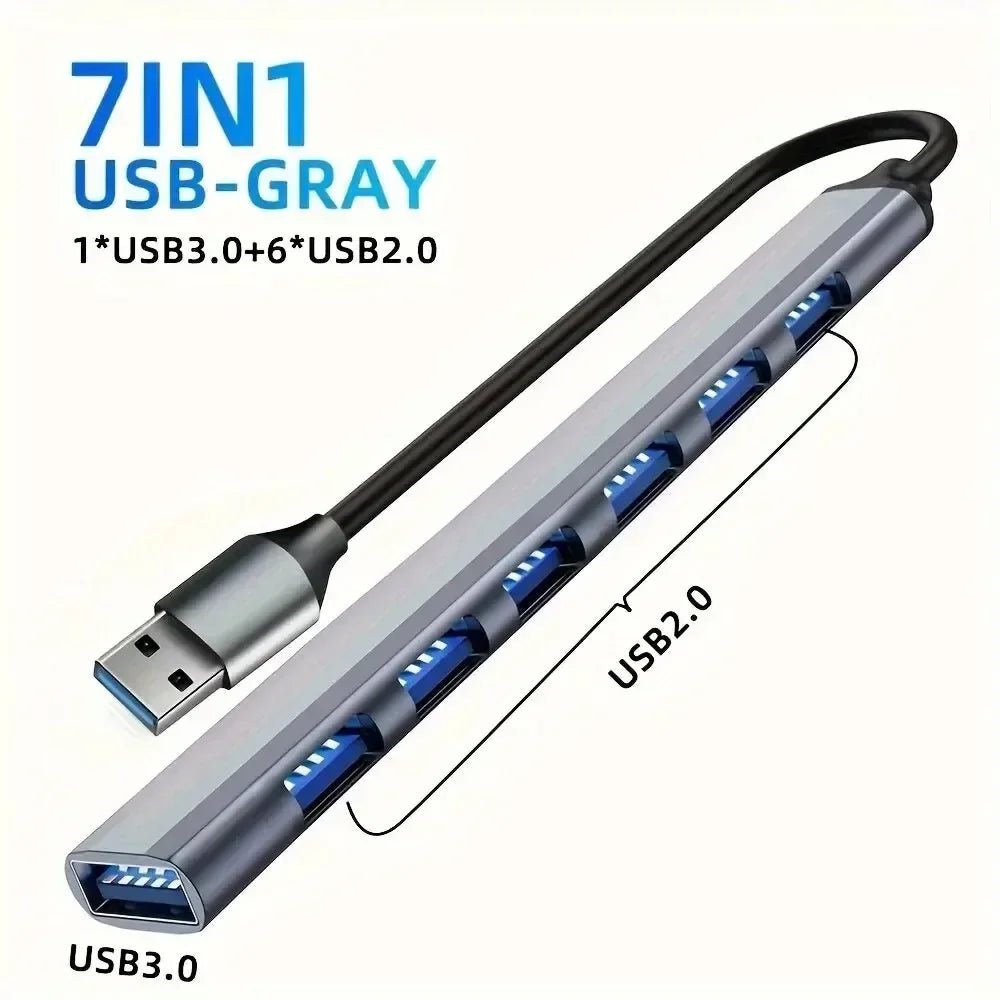 USB C Hub 8In1 7in2 7in1 Type C 3.1 To 4K HDMI Adapter - ZYVEXO