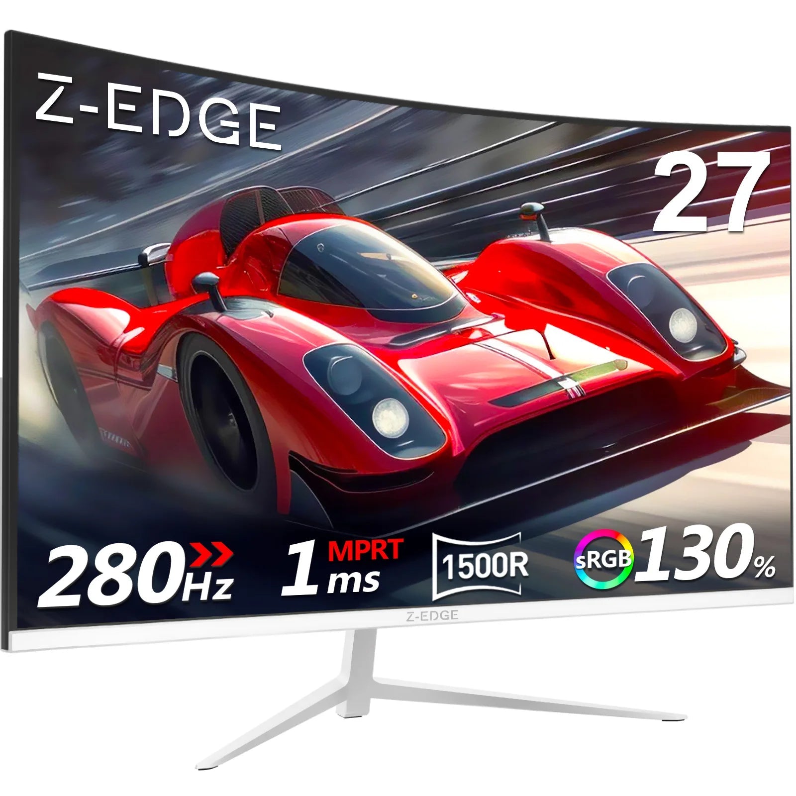 Z-EDGE 27 Inch Curved Gaming Monitor 280Hz - ZYVEXO