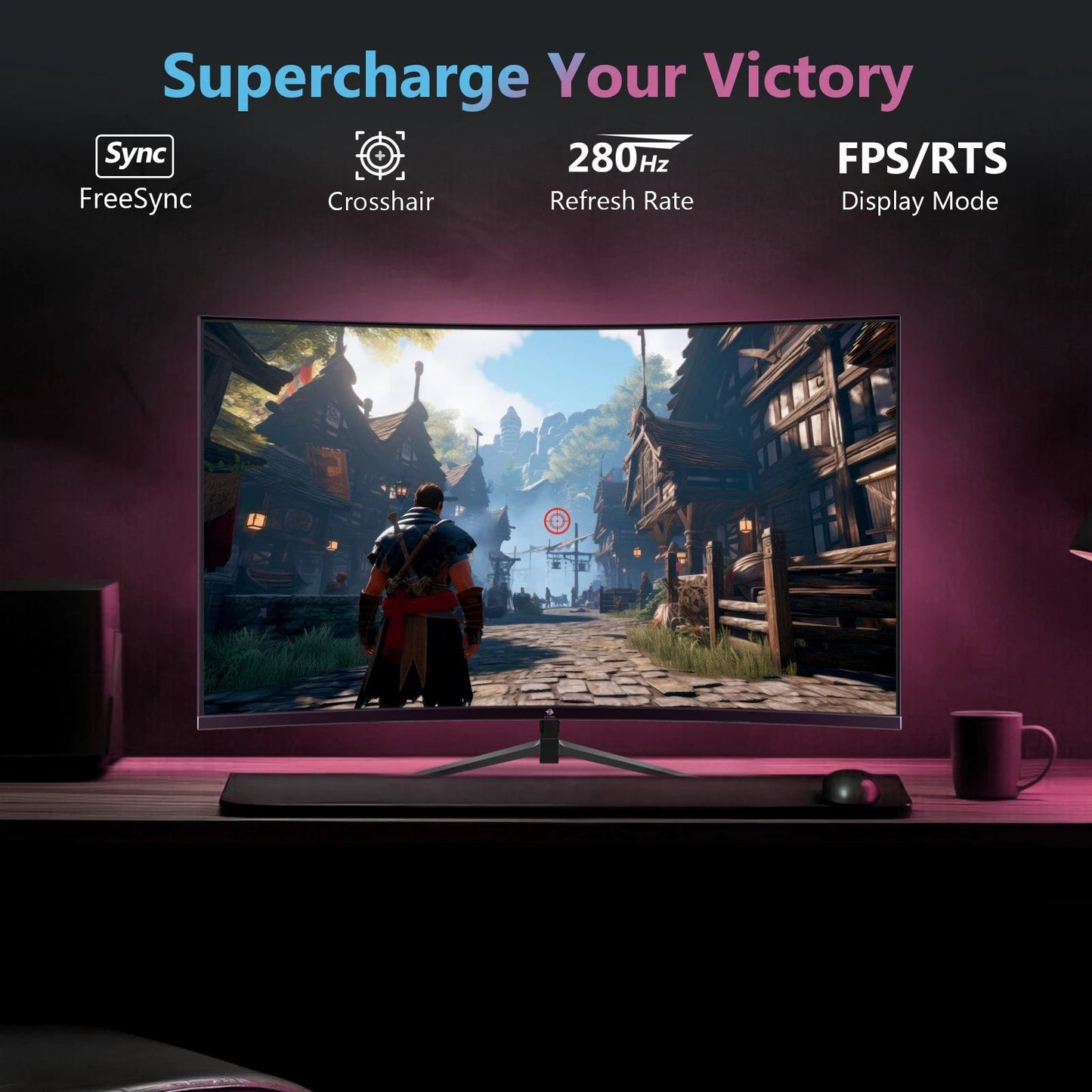 Z-EDGE 27 Inch Curved Gaming Monitor 280Hz - ZYVEXO