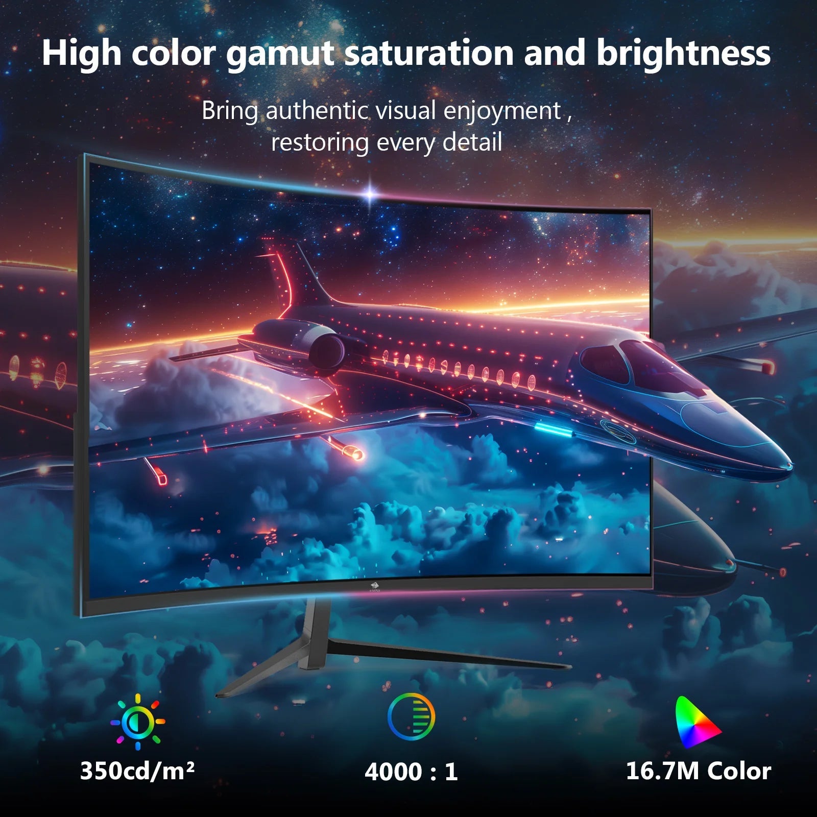 Z-EDGE 27 Inch Curved Gaming Monitor 280Hz - ZYVEXO