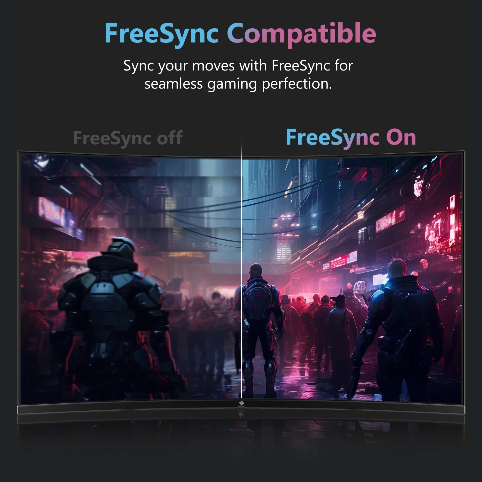 Z-EDGE 27 Inch Curved Gaming Monitor 280Hz - ZYVEXO